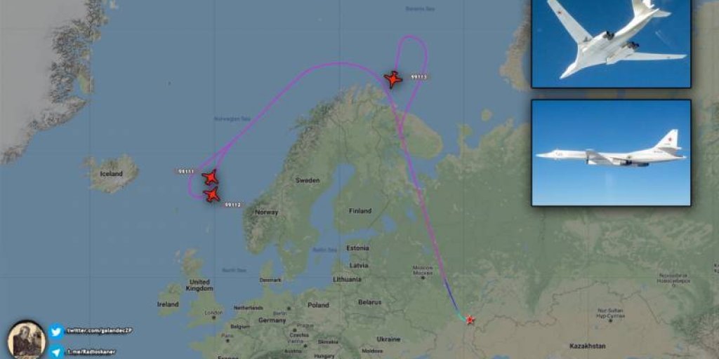 Угроза президенту: российские Ту-160 держали на прицеле Лондон в ответ на появление B-52 в Черном море